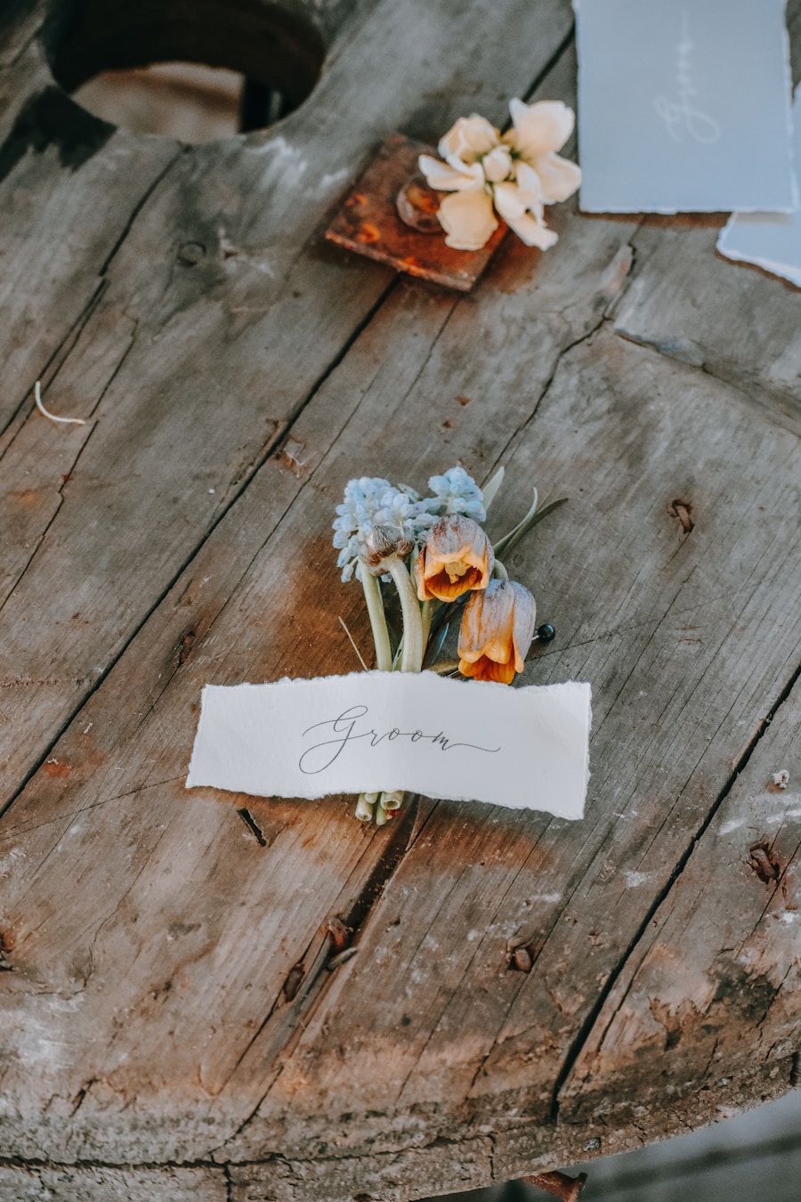 Photo autumn wedding